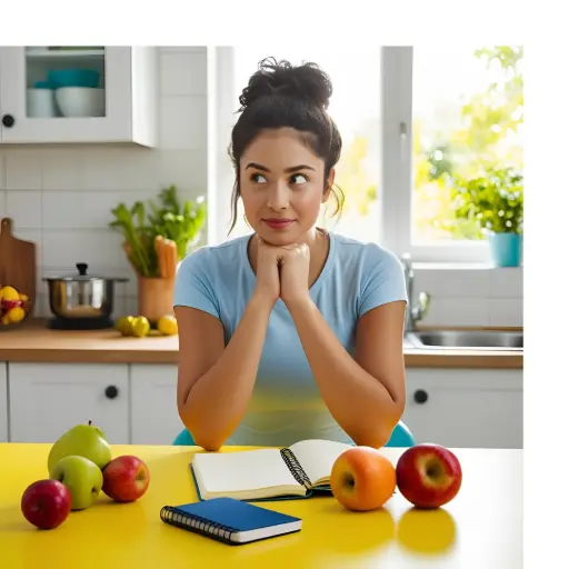 Une femme qui se pose des questions sur son régime alimentaire.