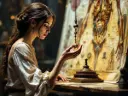Une femme et son pendule pour se guérir lle même gratuitement.